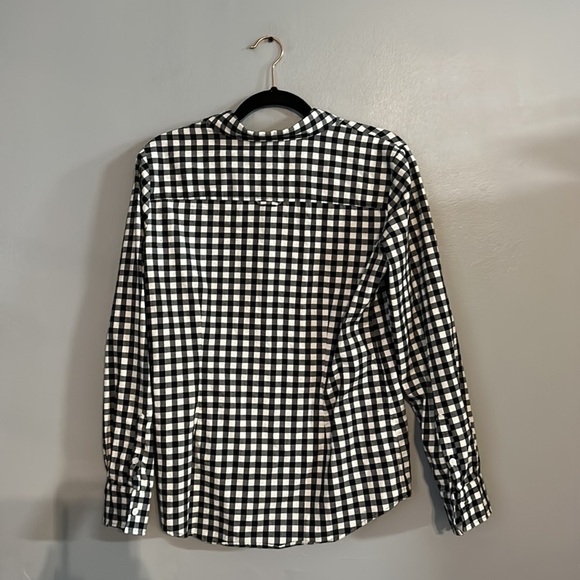 Brooks Brothers Red Fleece button down in black and white gingham size 6 - Picture 5 of 5